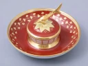 Икорница форма Каспийская, рисунок Гурьевский сервиз, арт. 80.43396.00.1, Икорница форма Каспийская, рисунок Гурьевский сервиз, арт. 80.43396.00.1,