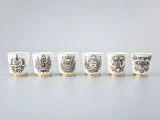 Подарочный набор стопок 6шт, форма Сувенирная 1, рисунок Кворум, арт. 81.30291.00.1, Подарочный набор стопок 6шт, форма Сувенирная 1, рисунок Кворум, арт. 81.30291.00.1,
