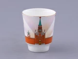 Чашка с блюдцем форма Майская рисунок Спасская башня, арт. 81.32626.00.1, Чашка с блюдцем форма Майская рисунок Спасская башня, арт. 81.32626.00.1,
