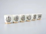 Подарочный набор стопок 6шт, форма Сувенирная 1, рисунок Кворум, арт. 81.30291.00.1, Подарочный набор стопок 6шт, форма Сувенирная 1, рисунок Кворум, арт. 81.30291.00.1,