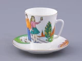 Чашка с блюдцем форма Майская, рисунок Парк Зарядье, арт. 81.32625.00.1, Чашка с блюдцем форма Майская, рисунок Парк Зарядье, арт. 81.32625.00.1,