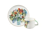 Чашка с блюдцем чайная форма Баланс рисунок Весенний букет/Spring Bouquet арт. 81.29232.00.1, Чашка с блюдцем чайная форма Баланс рисунок Весенний букет/Spring Bouquet арт. 81.29232.00.1,
