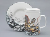Бокал с крышкой и блюдцем в подарочной упаковке, форма top. рисунок Tattoo Dragon (Татуировка Дракон) арт. 81.31627.00.1, Бокал с крышкой и блюдцем в подарочной упаковке, форма top. рисунок Tattoo Dragon (Татуировка Дракон) арт. 81.31627.00.1,