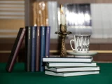 Чашка с блюдцем 165 мл форма Майская, рисунок Русские писатели Есенин, арт. 81.32604.00.1, Чашка с блюдцем 165 мл форма Майская, рисунок Русские писатели Есенин, арт. 81.32604.00.1,