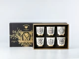 Подарочный набор стопок 6шт, форма Сувенирная 1, рисунок Кворум, арт. 81.30291.00.1, Подарочный набор стопок 6шт, форма Сувенирная 1, рисунок Кворум, арт. 81.30291.00.1,