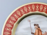 Тарелка декоративная 270 мм форма Европейская рисунок Гурьевский сервиз Продавец игрушек, арт. 80.43435.00.1, Тарелка декоративная 270 мм форма Европейская рисунок Гурьевский сервиз Продавец игрушек, арт. 80.43435.00.1,