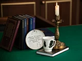 Чашка с блюдцем 165 мл форма Майская рисунок Русские писатели Чехов, арт. 81.31160.00.1, Чашка с блюдцем 165 мл форма Майская рисунок Русские писатели Чехов, арт. 81.31160.00.1,