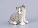 Скульптура Котенок Парамоша серый арт. 82.50636.00.1, Скульптура Котенок Парамоша серый арт. 82.50636.00.1,