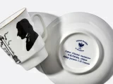 Чашка с блюдцем 165 мл форма Майская рисунок Русские писатели Гоголь, арт. 81.31156.00.1, Чашка с блюдцем 165 мл форма Майская рисунок Русские писатели Гоголь, арт. 81.31156.00.1,
