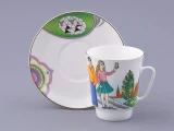 Чашка с блюдцем форма Майская, рисунок Парк Зарядье, арт. 81.32625.00.1, Чашка с блюдцем форма Майская, рисунок Парк Зарядье, арт. 81.32625.00.1,