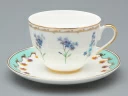 Чашка с блюдцем чайная форма Весенняя 2 рисунок Улыбка флоры 3, арт. 81.34137.00.1, Чашка с блюдцем чайная форма Весенняя 2 рисунок Улыбка флоры 3, арт. 81.34137.00.1,