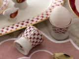 Рюмка для яйца форма Молодежная рисунок Сетка Блюз 2 арт. 80.92417.00.1, Рюмка для яйца форма Молодежная рисунок Сетка Блюз 2 арт. 80.92417.00.1,