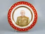 Декоративная тарелка 300 мм Маршал Баграмян И.Х., форма Mazarin (Мазарин), арт 80.99486.00.1, Декоративная тарелка 300 мм Маршал Баграмян И.Х., форма Mazarin (Мазарин), арт 80.99486.00.1,