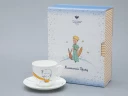 Подарочный набор Чашка с блюдцем, форма Ландыш рисунок Портрет Маленького Принца арт. 81.27752.00.5, Подарочный набор Чашка с блюдцем, форма Ландыш рисунок Портрет Маленького Принца арт. 81.27752.00.5,