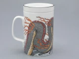 Бокал с крышкой и блюдцем в подарочной упаковке, форма top. рисунок Tattoo Dragon (Татуировка Дракон) арт. 81.31627.00.1, Бокал с крышкой и блюдцем в подарочной упаковке, форма top. рисунок Tattoo Dragon (Татуировка Дракон) арт. 81.31627.00.1,