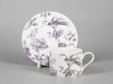 Чашка с блюдцем форма Соло рисунок Monplaisir Violet (Монплезир Виолет) арт. 81.29440.00.1, Чашка с блюдцем форма Соло рисунок Monplaisir Violet (Монплезир Виолет) арт. 81.29440.00.1,
