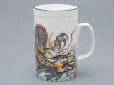 Бокал с крышкой и блюдцем в подарочной упаковке, форма top. рисунок Tattoo Dragon (Татуировка Дракон) арт. 81.31627.00.1, Бокал с крышкой и блюдцем в подарочной упаковке, форма top. рисунок Tattoo Dragon (Татуировка Дракон) арт. 81.31627.00.1,