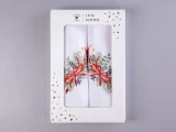 Подарочный набор салфеток 45х45 с вышивкой Календа (2 шт) арт. 41.00303.01, Подарочный набор салфеток 45х45 с вышивкой Календа (2 шт) арт. 41.00303.01,