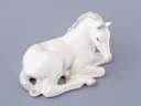 Скульптура Жеребенок лежащий (белый) арт. 82.00975.00.1, Скульптура Жеребенок лежащий (белый) арт. 82.00975.00.1,