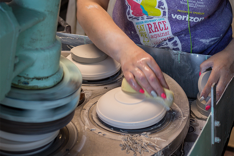 Подготовка фарфорового черепка 2