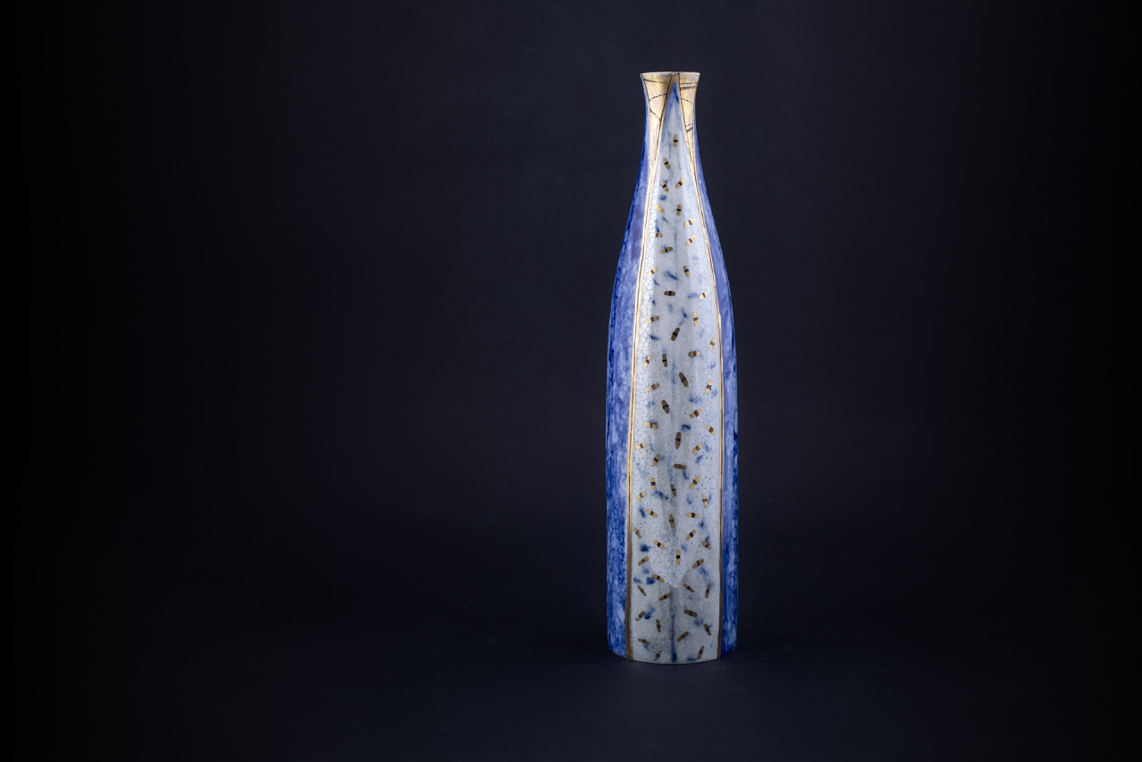 Ваза Раскрытие на форме Бутыль большой размер арт 60.08972.00.1, 