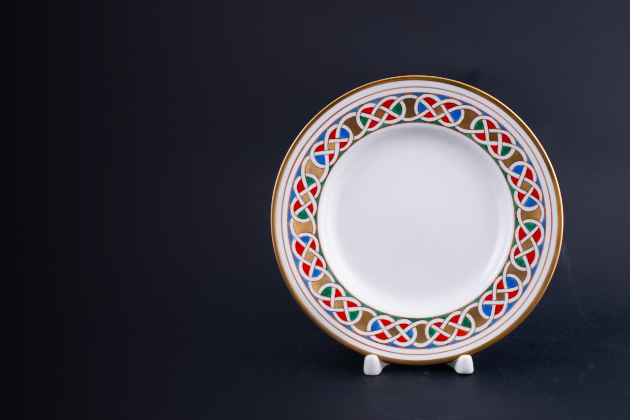 Тарелка 190 мм на форме Европейская, рисунок Былина, арт 60.10676.00.5, 