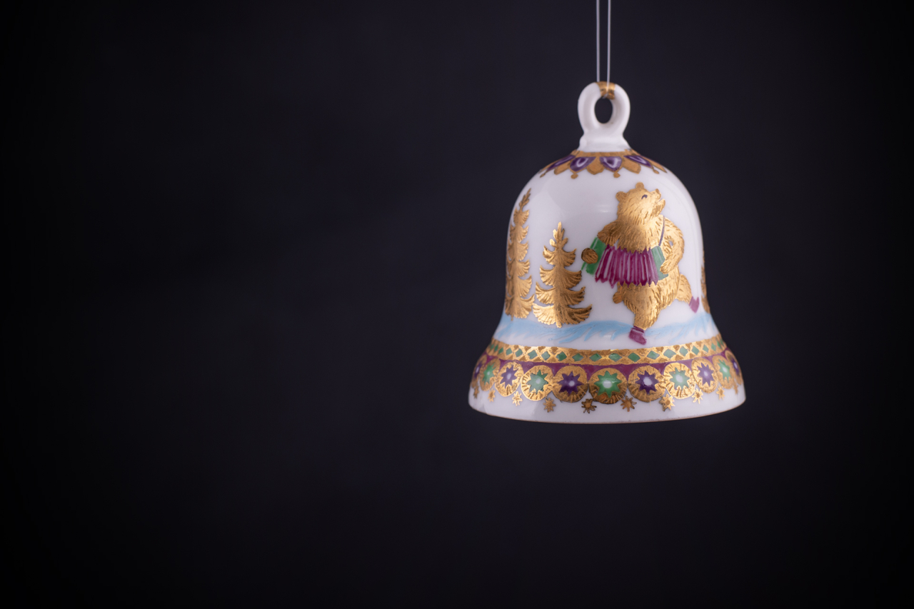 Колокольчик Петелька, Мишка с гармошкой арт 60.01375.00.1, 