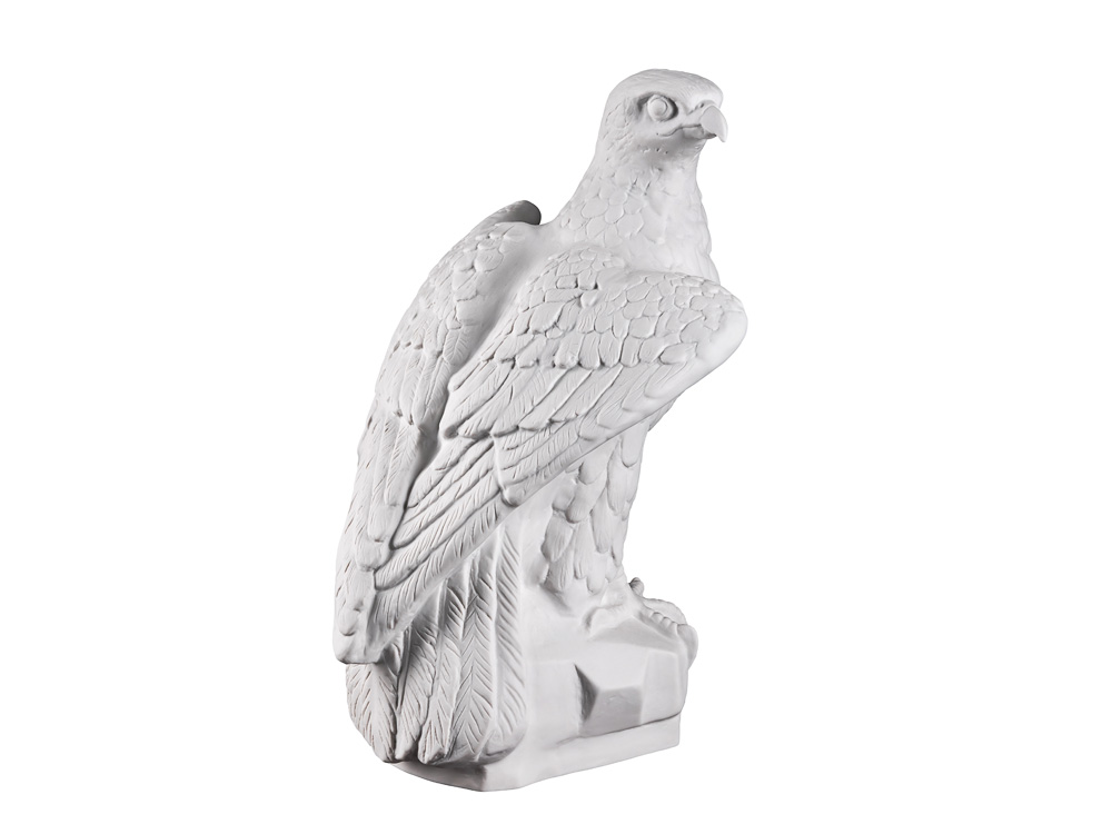 Скульптура форма Кречет рисунок Белый арт. 82.92885.00.1