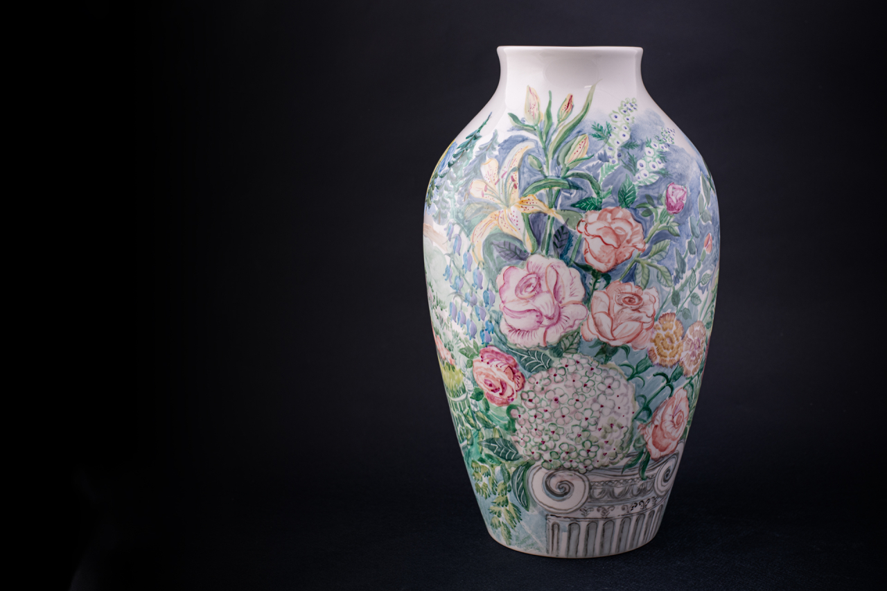 Ваза Павильон роз, форма Ламповая, арт 45.09399.00.1, 