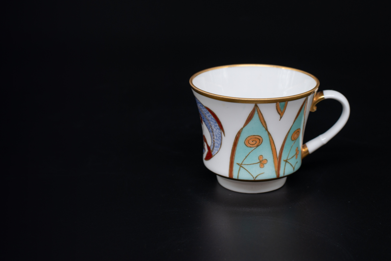 Чашка чайная 220 мл Рыбы. Знак Зодиака на форме Банкетная, арт 60.05724.00.2, 