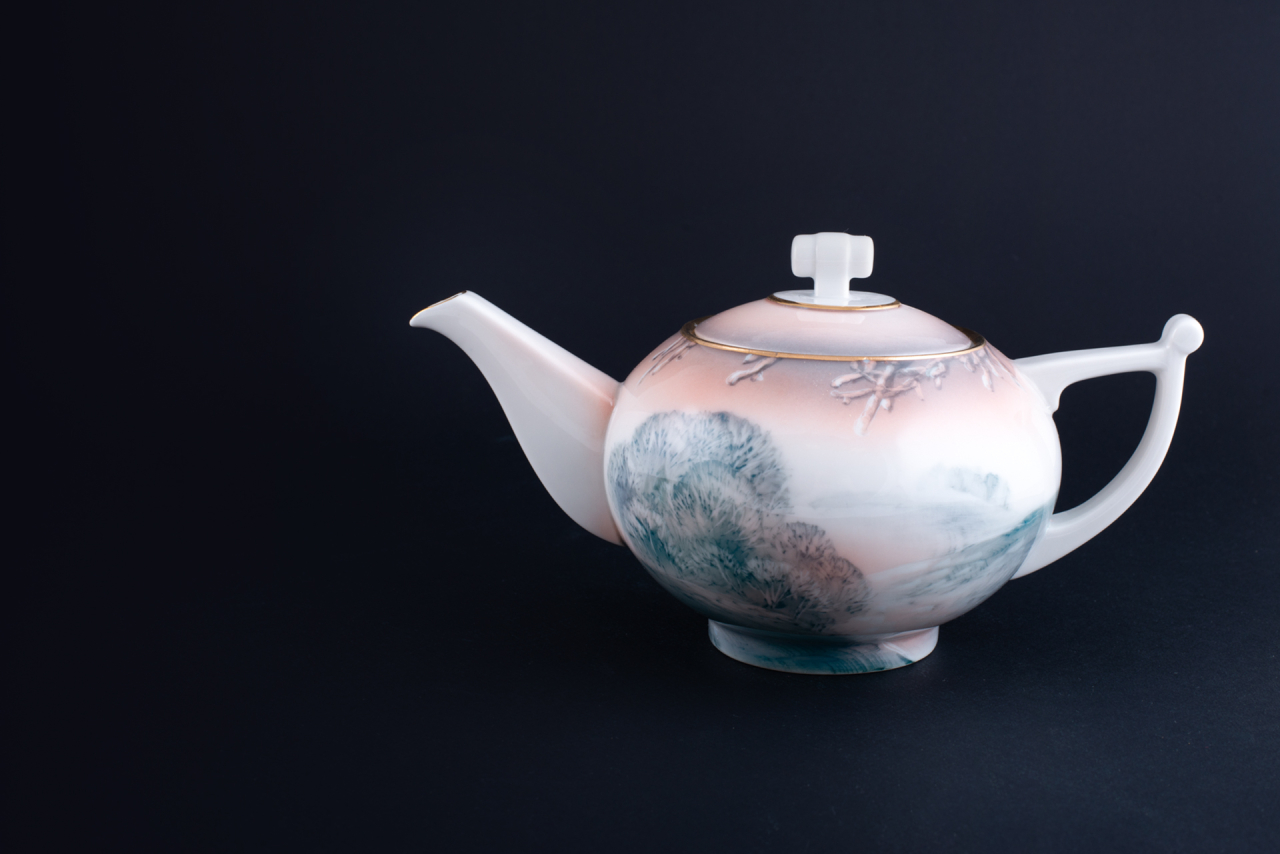 Заварочный Чайник Зима в деревне на форме Кострома арт 40.03496.00.1, 