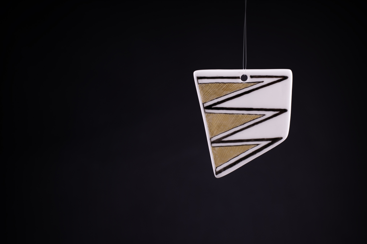 Кулон Модерн.Треугольник, форма Осколок, арт 60.21105.00.1, 