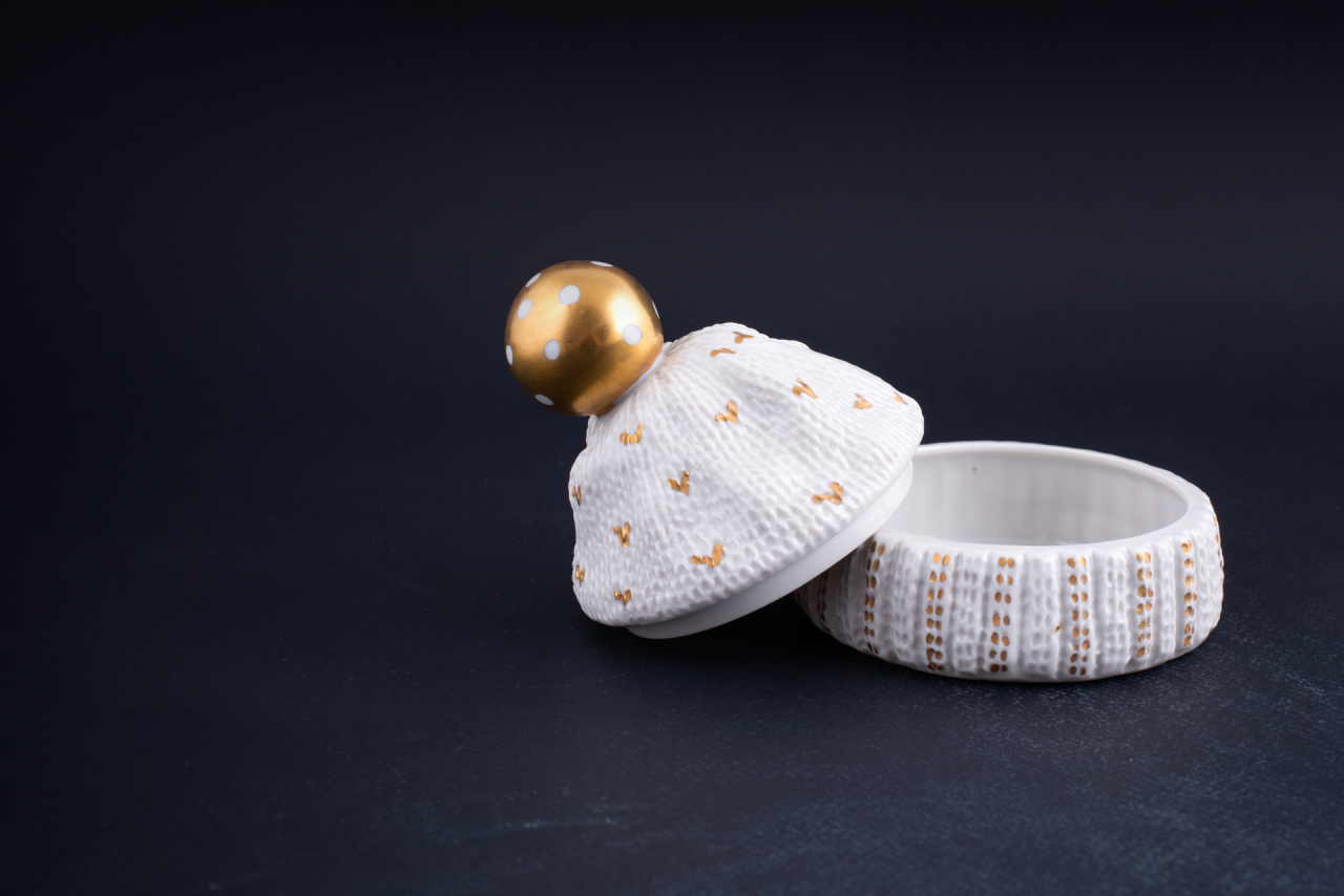 Шкатулка Детская шапочка, рисунок Золотой Помпон, арт 60.14116.00.1, 