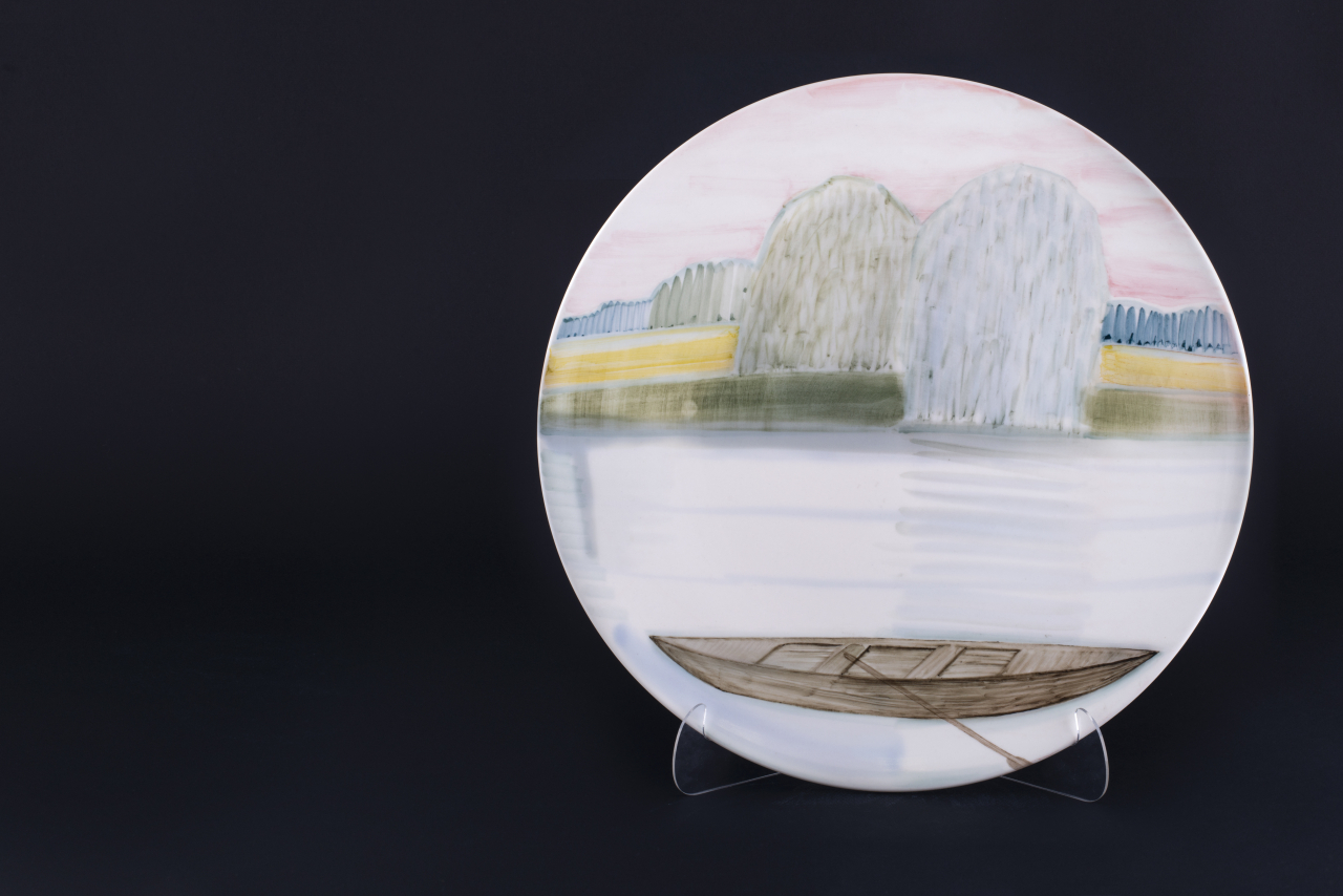 Декоративное блюдо Туман на форме Круглая, арт 60.06472.00.1, 