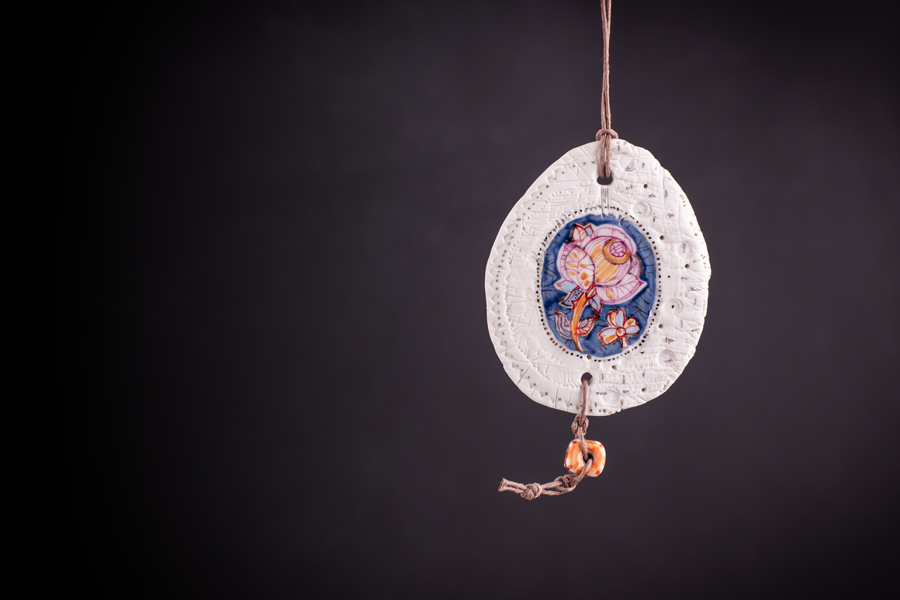 Авторская подвеска Роза, арт 40.03082.00.1, 