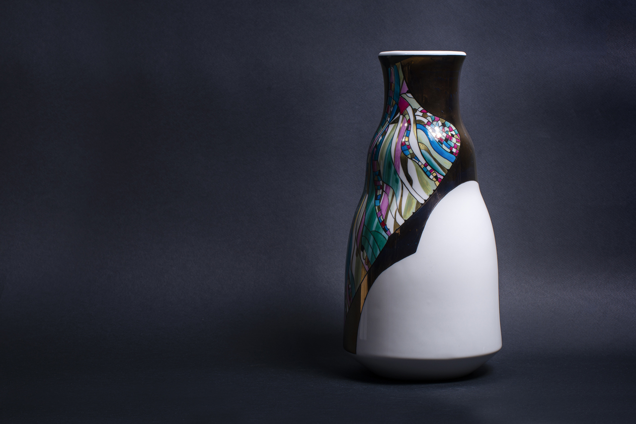 Ваза Крылья стрекозы на форме Зимняя высокая, арт 60.14879.00.1, 