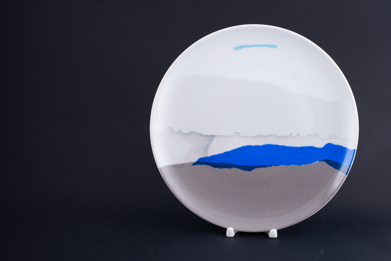 Тарелка 275 мм Февраль, на форме Эллипс, арт 60.15566.00.1, 