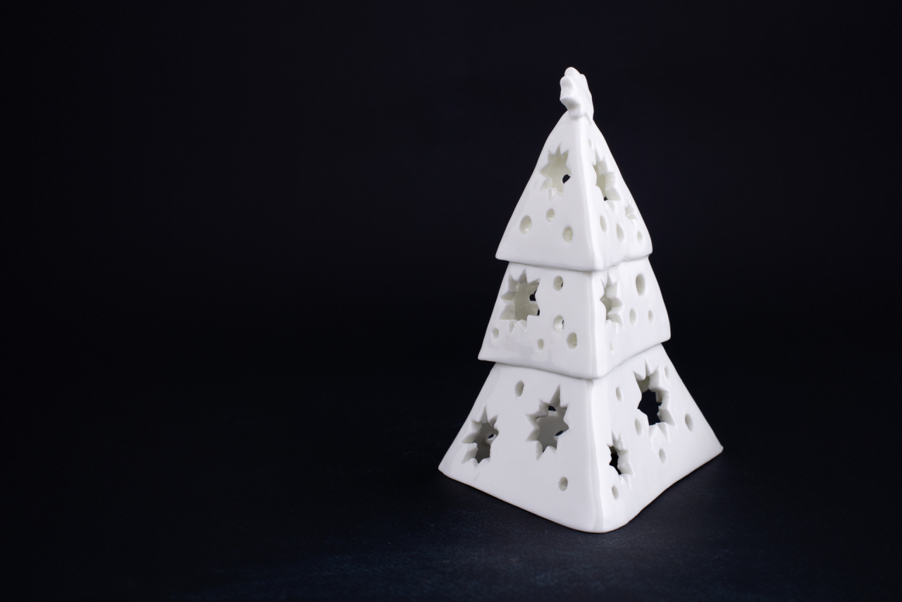 Подсвечник Елочка-звезда, Белая, арт 60.15235.00.1, 