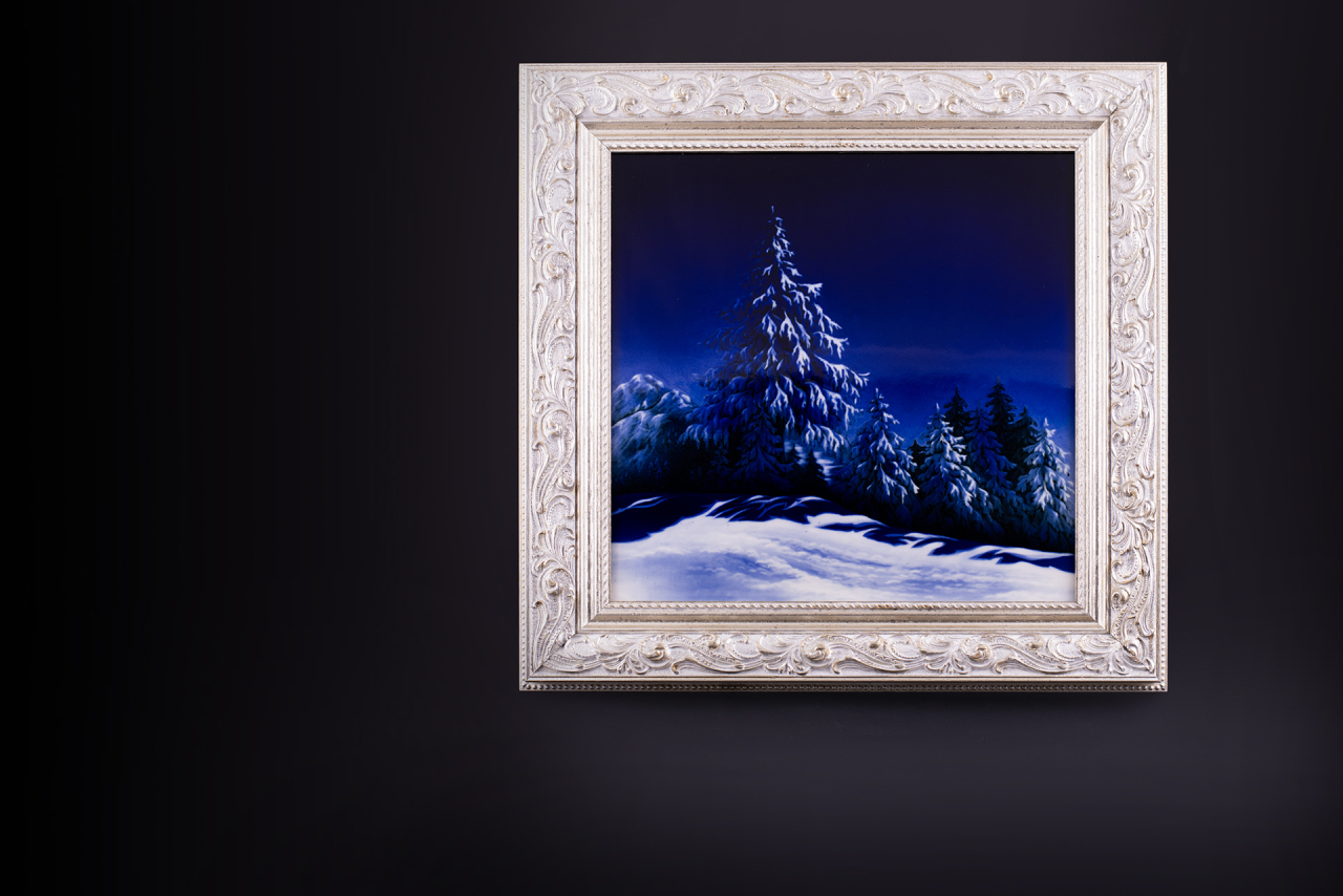 Пласт в багете 350х350 мм, Зима, арт 80.88949.00.1, 
