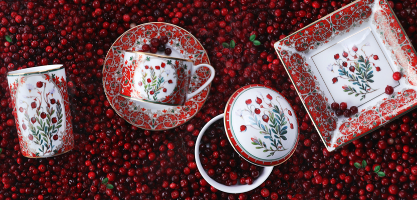 Коллекция "Цветы и ягоды России" Клюква заповедная