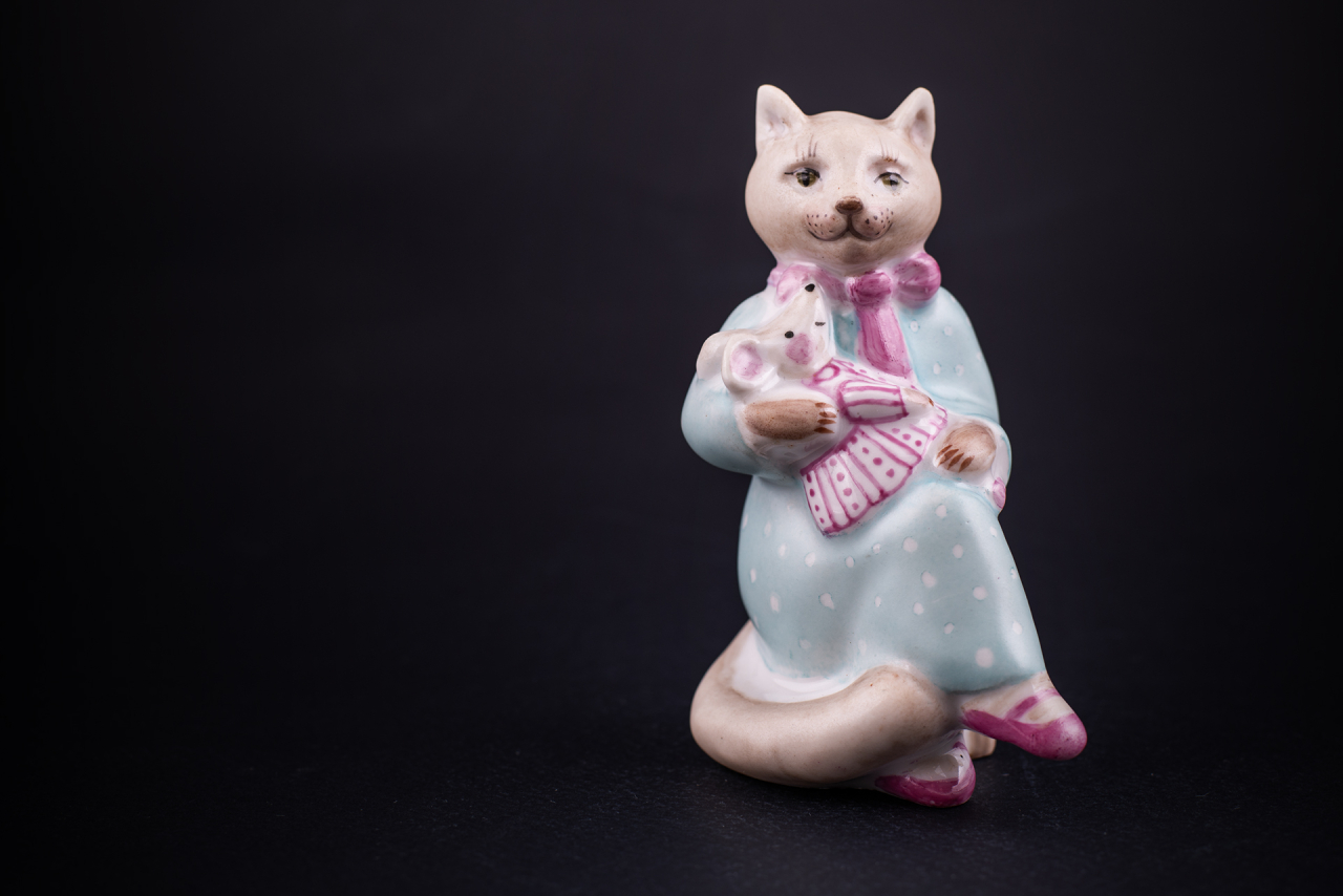 Скульптура Кошка-нянька, рисунок Колыбельная, арт 62.21783.00.1, 