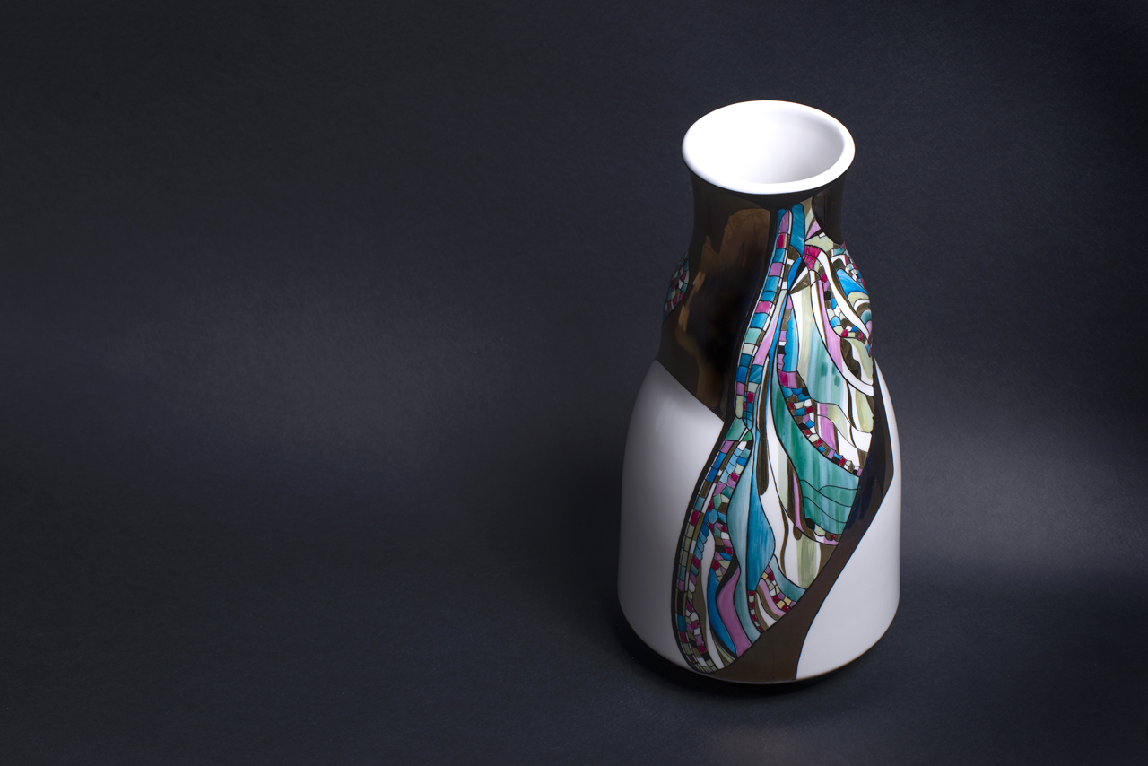 Ваза Крылья стрекозы на форме Зимняя высокая, арт 60.14879.00.1, 