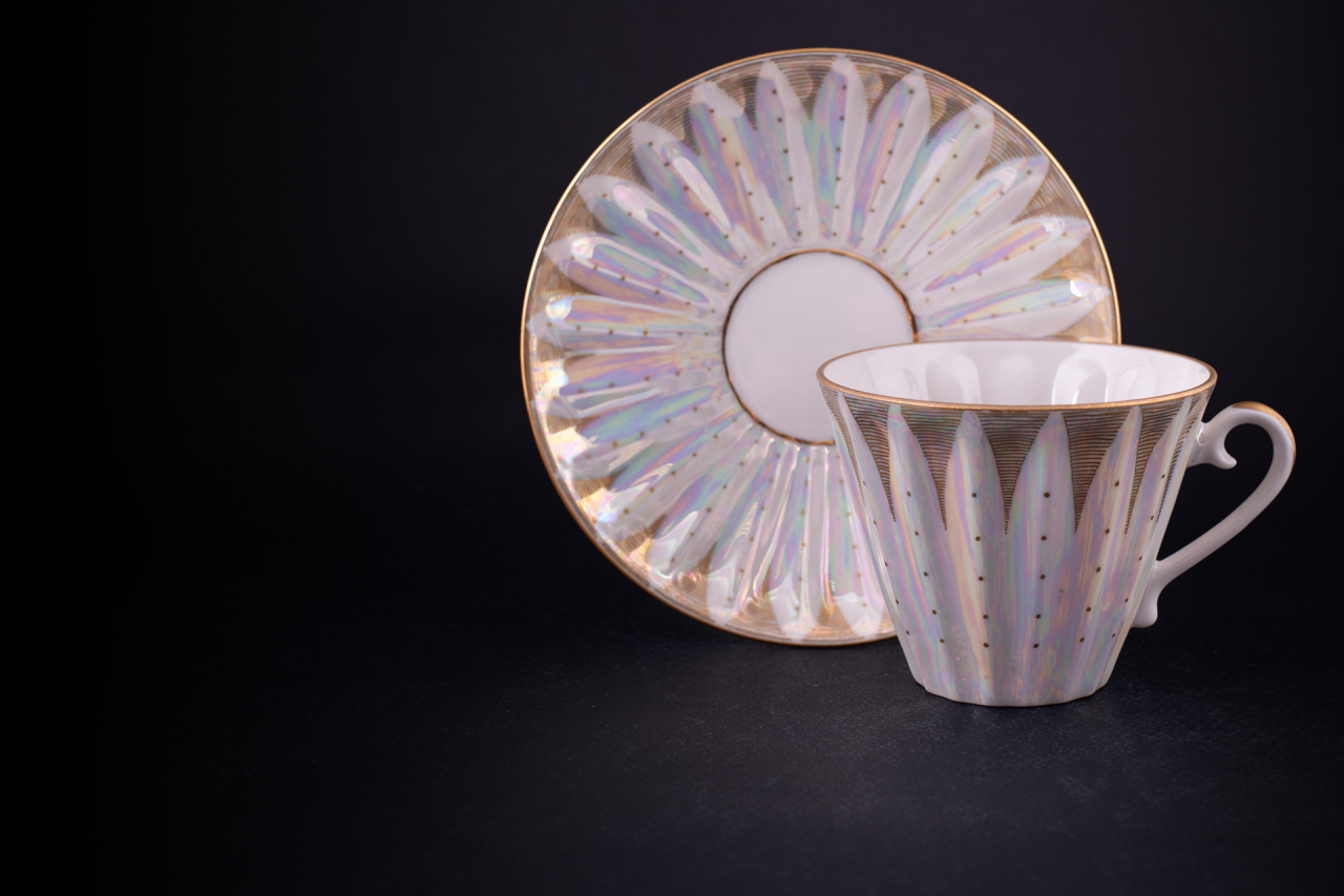 Чашка с блюдцем Дюймовочка, форма Лучистая, арт 70.02735.00.1, 