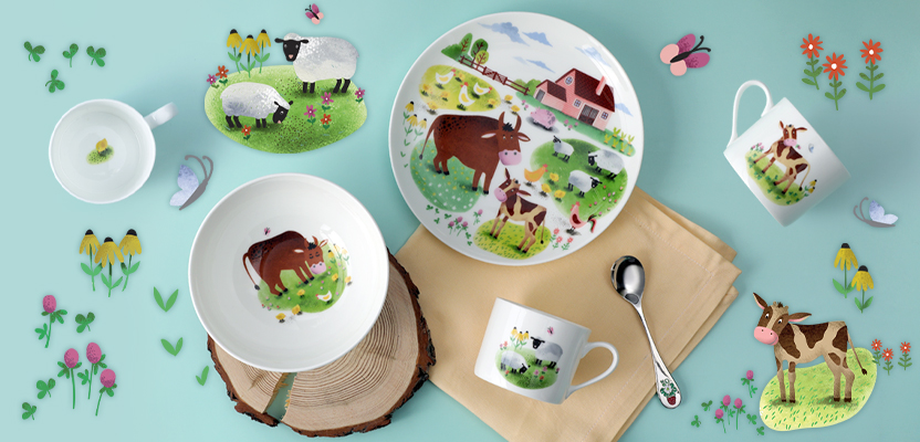 Новинка коллекция фарфора "На ферме"