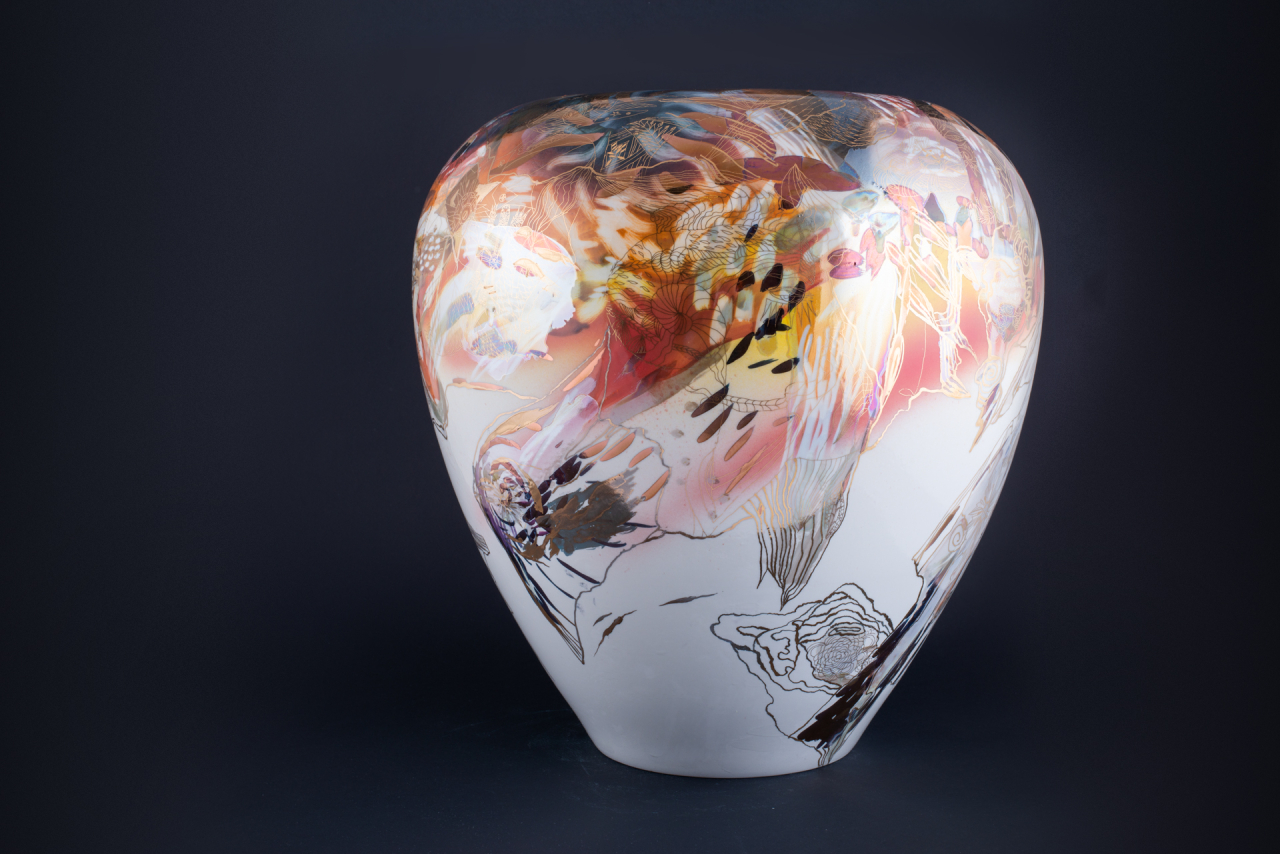 Ваза Красное Море на форме Антоновка, арт 60.15404.00.1, 