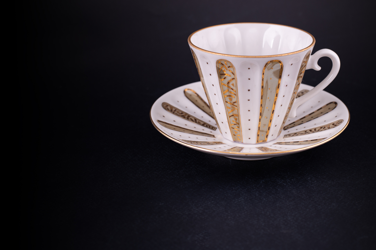 Чашка с блюдцем Дюймовочка, форма Лучистая, арт 70.02740.00.1, 