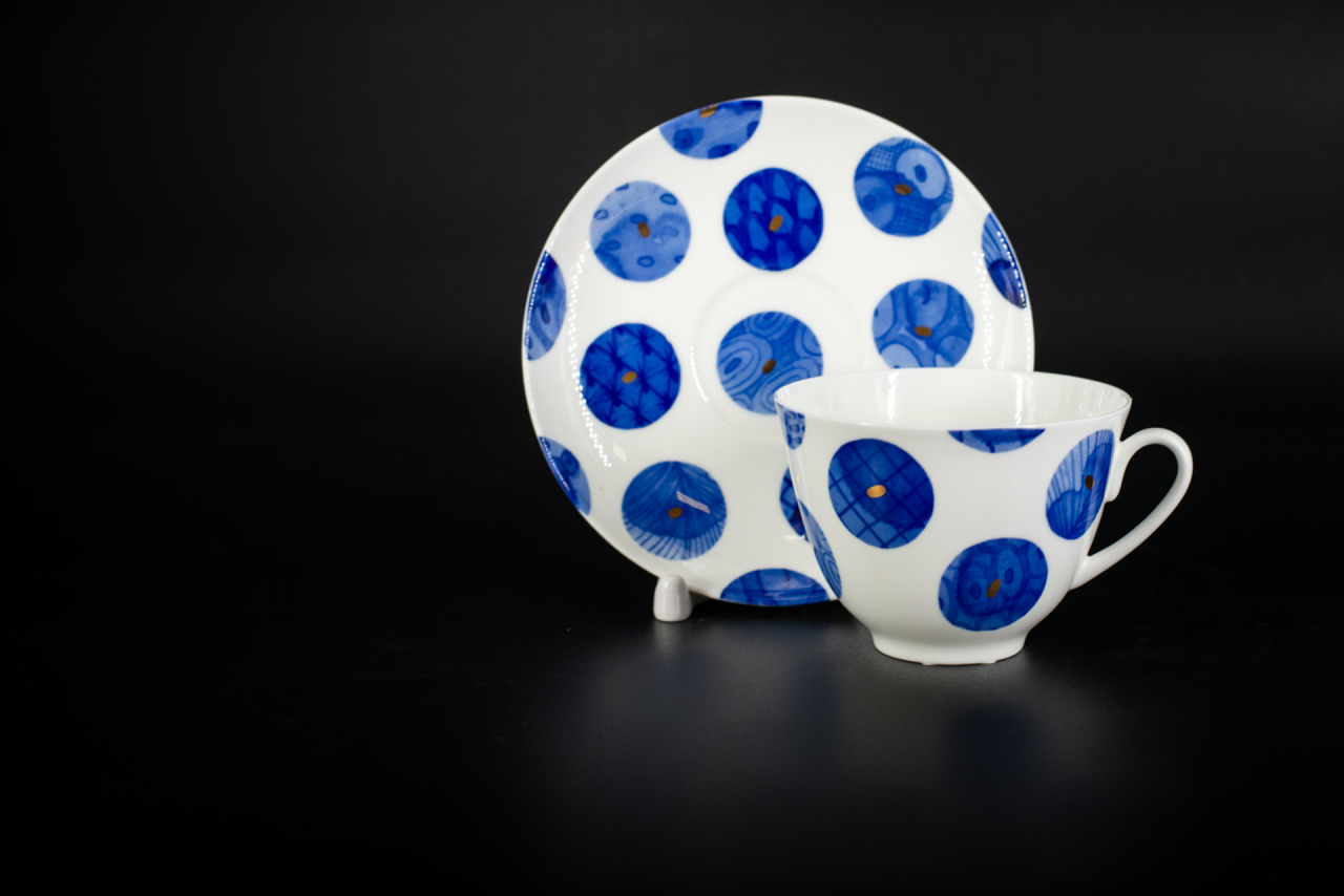 Чашка с блюдцем Мода, на форме Весенняя, арт 61.21006.00.1, 