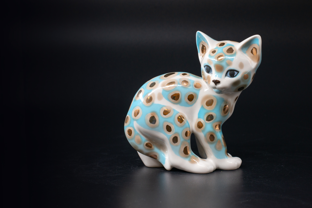 Скульптура Кошка Лео, арт 62.13625.00.1, 