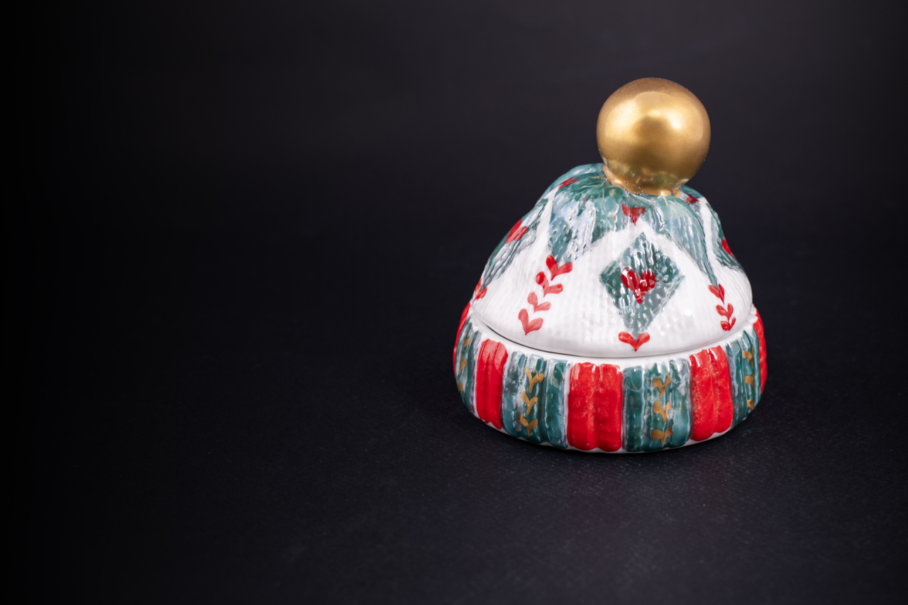 Шкатулка Детская шапочка, рисунок Ромбик, арт 60.16409.00.1, 