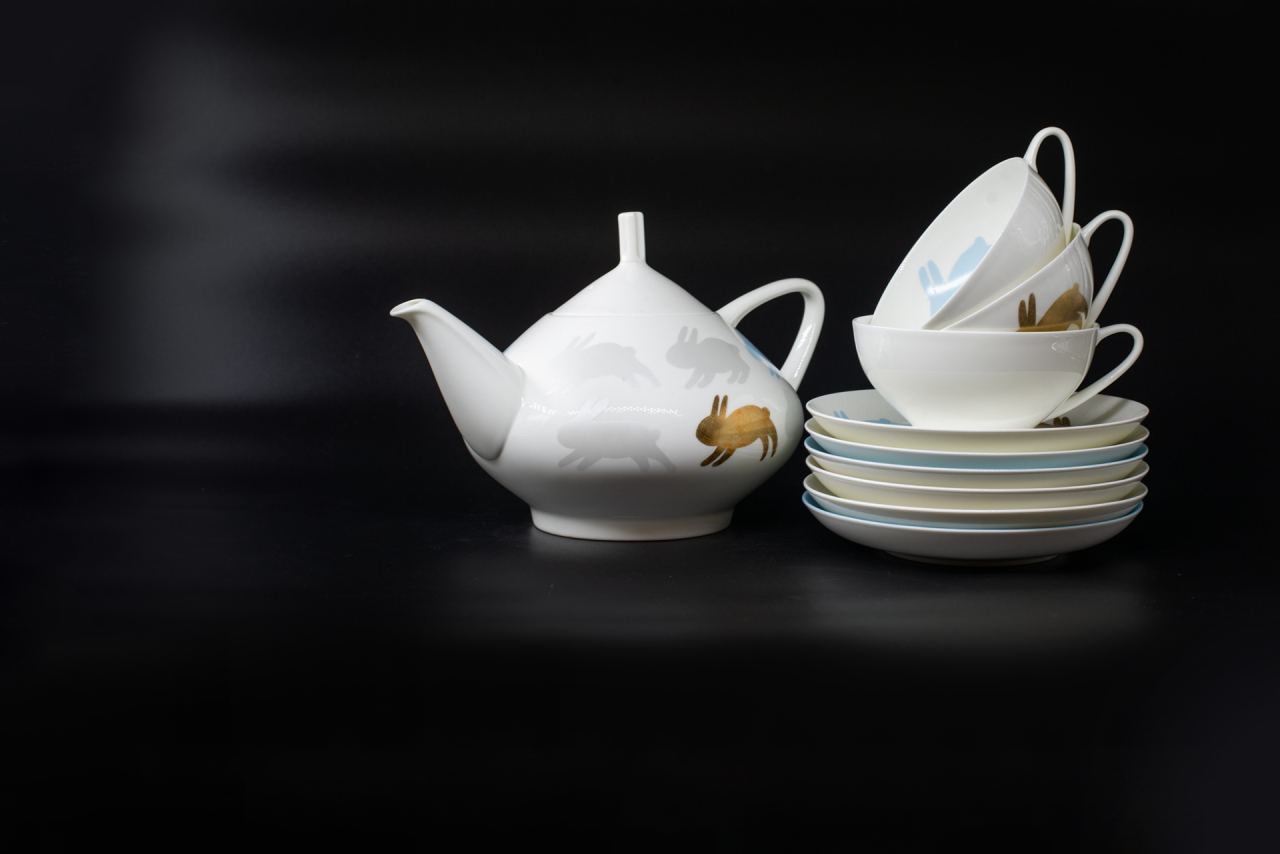 Сервиз чайный 13 предметов на 6 персон, Снежное утро, на форме Купольная, арт 61.20983.00.1, 